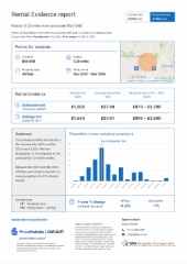 Rental evidence report